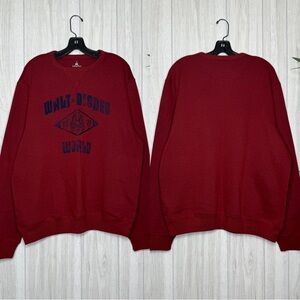 Disney Parks Walt Disney World Grumpy Embroidered Crewneck Sweatshirt L Large